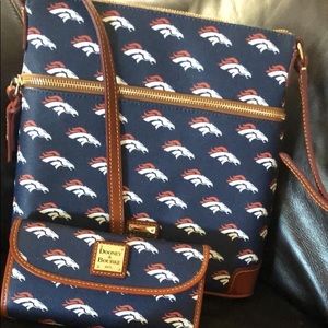 Dooney and Bourke Denver Broncos purse and wallet